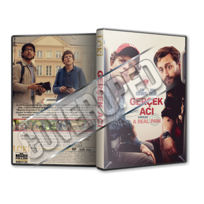 Gerçek Acı - A Real Pain - 2024 Türkçe Dvd Cover Tasarımı